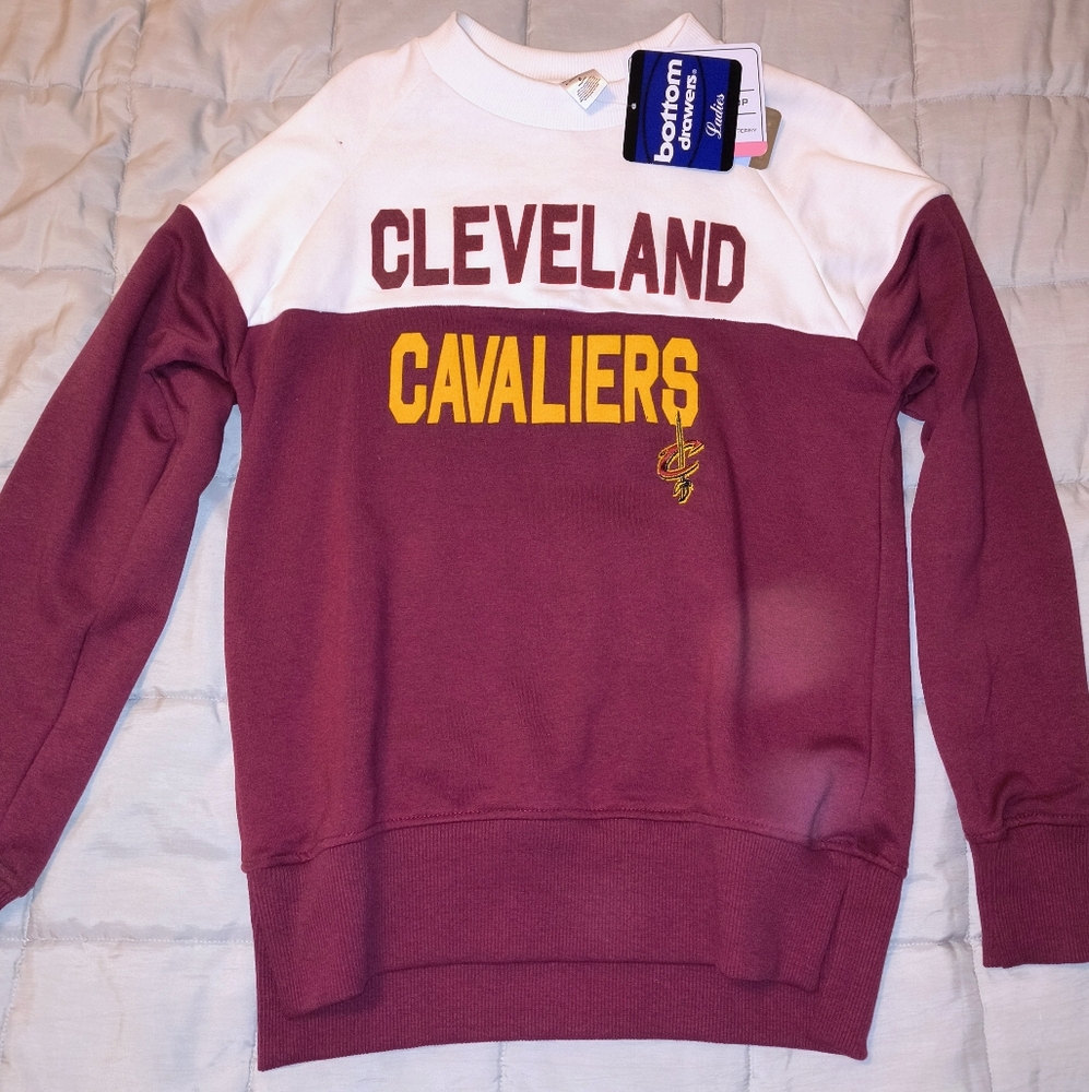 Cleveland Cavaliers Maroon and White Sweater